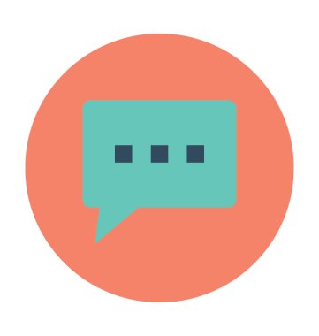 sohbet balonu vektör simgesi