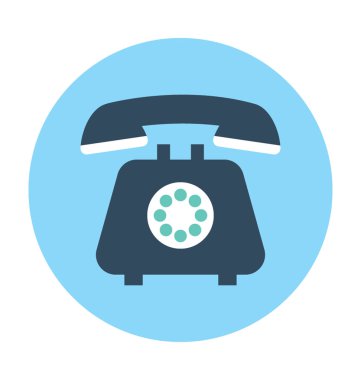 telefon düz vektör simgesi