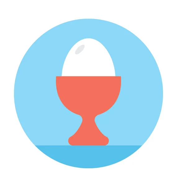 Egg Cup Vektor Icon — Stock vektor