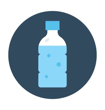 Şişe Düz Vektör Simgesi