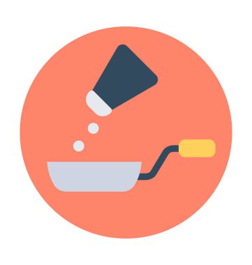 Baharat düz vektör simgesi