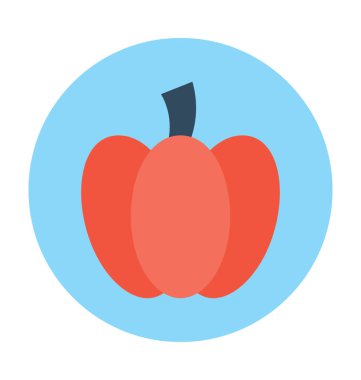 Dolmalık biber vektör simgesi