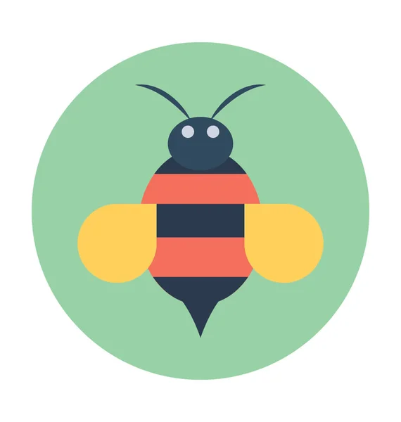 Векторная Икона Honey Bee — стоковый вектор