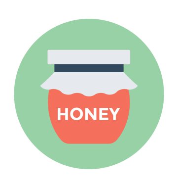 bal kavanozu vektör simgesi