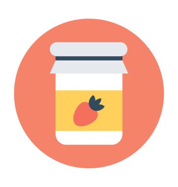 reçel kavanozu vektör simgesi