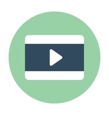 ortam oynatıcı vektör simgesi