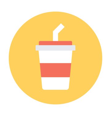 Suyu Kupası vektör simgesi