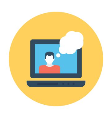 iletişim vektör simgesi