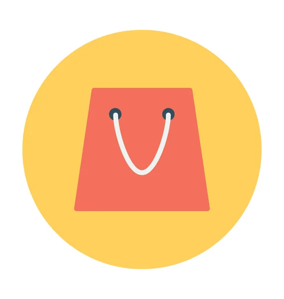 Tote Bag Vector Icon — Stock Vector