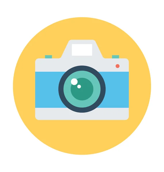 Icona vettoriale fotocamera digitale — Vettoriale Stock