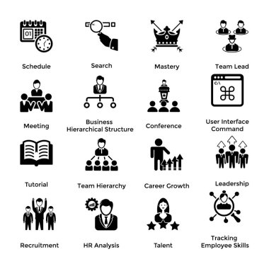 İş ve yönetim simgeleri 9