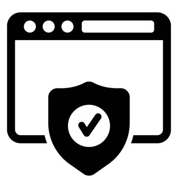 Veri koruma glif simgesi