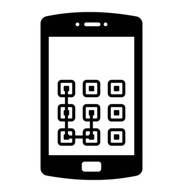 Kilit desen glif simgesi