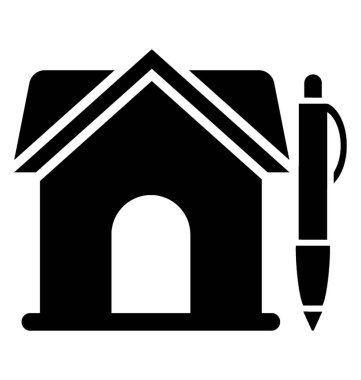 İpotek uygulama glif simgesi