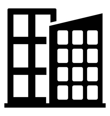 Ticari bina glif simgesi