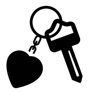 Ev anahtar karakter simgesi