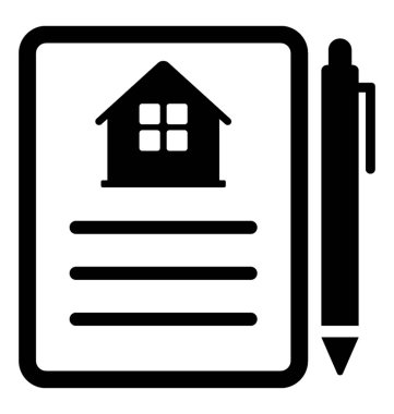 House sözleşme glif simgesi