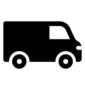 Van glif vektör simgesi