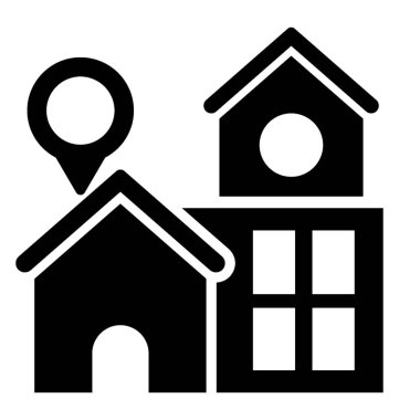 Evin konumu glif simgesi