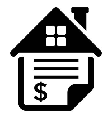 Özellik kağıt glif simgesi