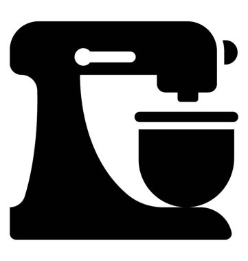 Kahve makinesi glif simgesi