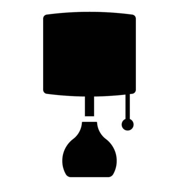 Başucu lamba glif simgesi