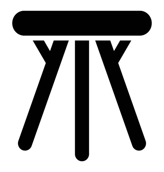 Pall Glyph Vektor Symbol — Stock vektor