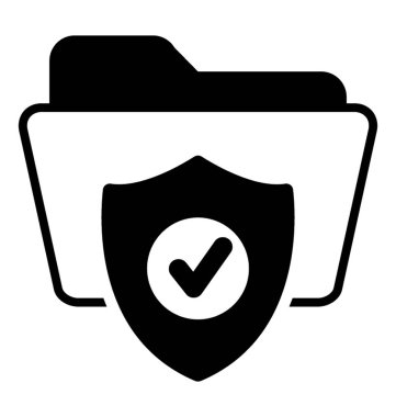 Şifreli dosya glif simgesi