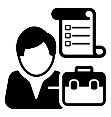 İş kuralları glif simgesi