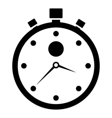 Zaman yönetimi glif simgesini