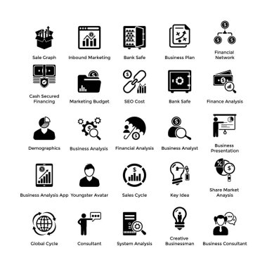 İş ve Finans simgesi toplama