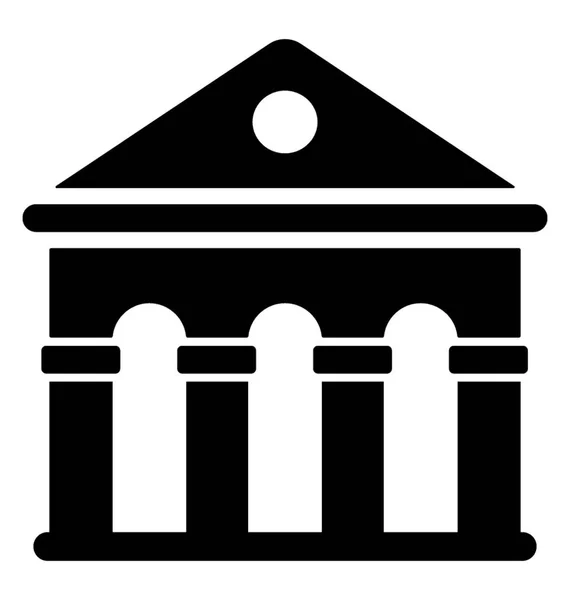 Bank Karakterjel Vector Icon — Stock Vector