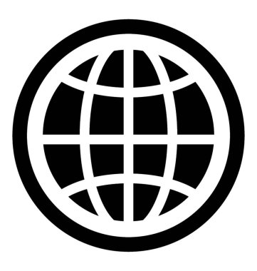 Internet simge vektör simgesi