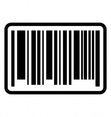 UPC glif vektör simgesi