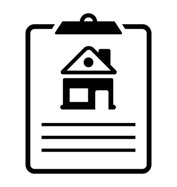 Kiralama giderleri glif simgesi