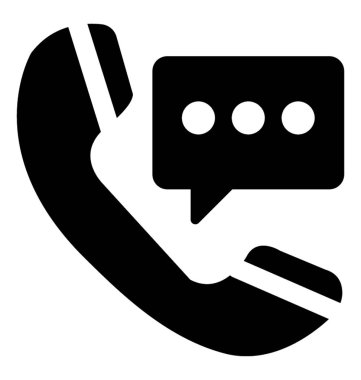 Çağrı Merkezi glif simgesi
