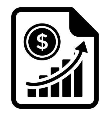 Satış Analytics glif simgesi