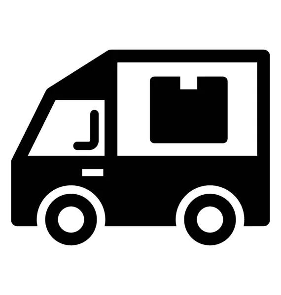 Pictogram Van Glyph Van Levering Service — Stockvector