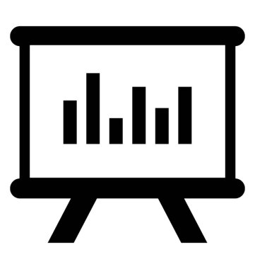 Sunu glif vektör simgesi