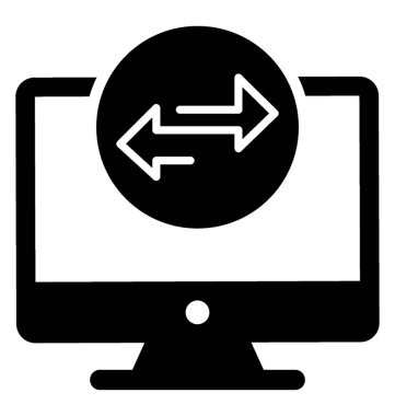 P2P bağlantı glif simgesi