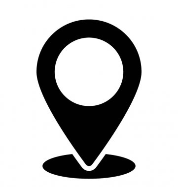 Konum işaretçisi glif simgesi