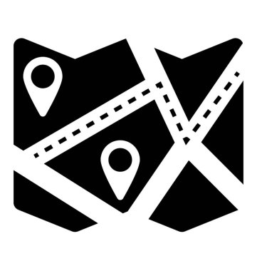 Harita konumu glif simgesi