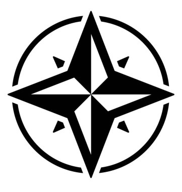 Pusula Rose glif simgesi