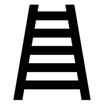 Demiryolu parça glif simgesi