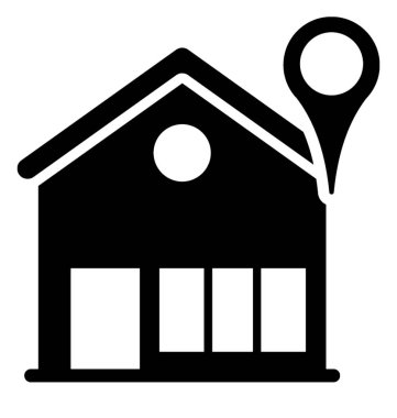 Ev konumu glif simgesi