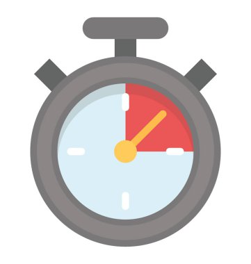 Stopwatch Düz Vektör Simgesi