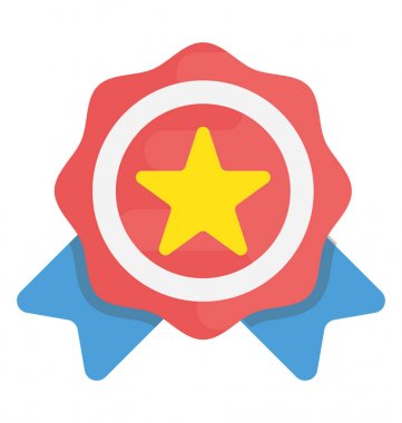 Prim Ödülü düz simgesi