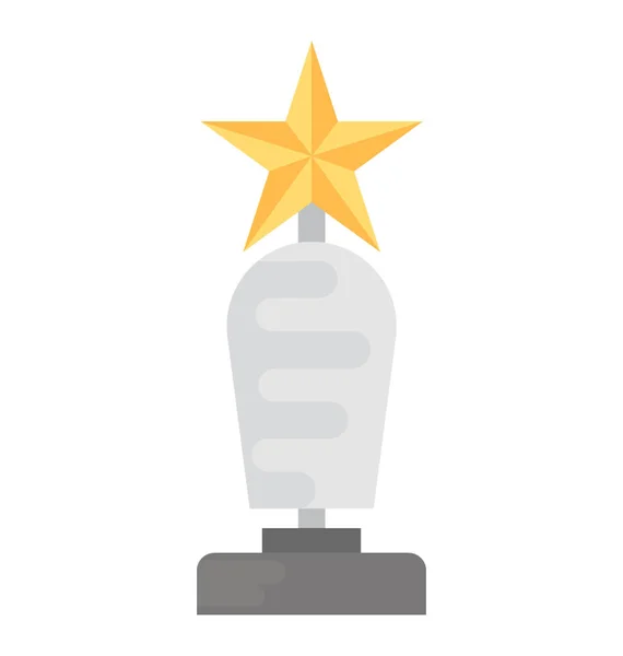 Star Award Flache Vektorsymbole — Stockvektor