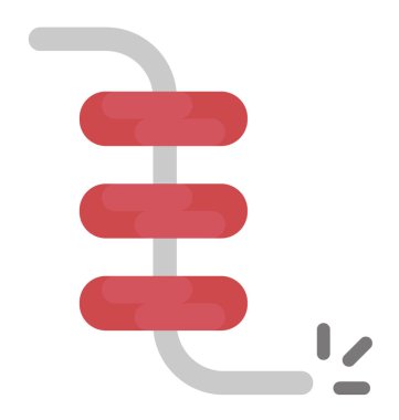 Yangın kraker düz vektör simgesi