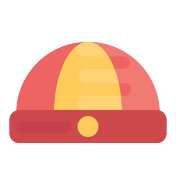 Çince Hat düz vektör simgesi